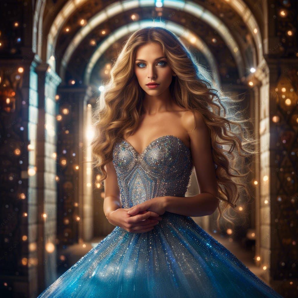 Glitter gown
