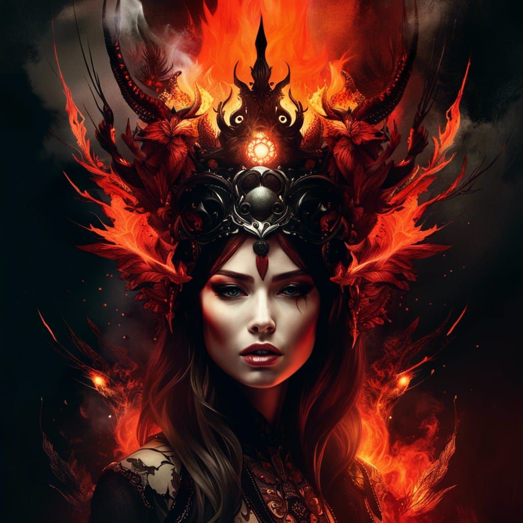 Queen of pain - AI Generated Artwork - NightCafe Creator