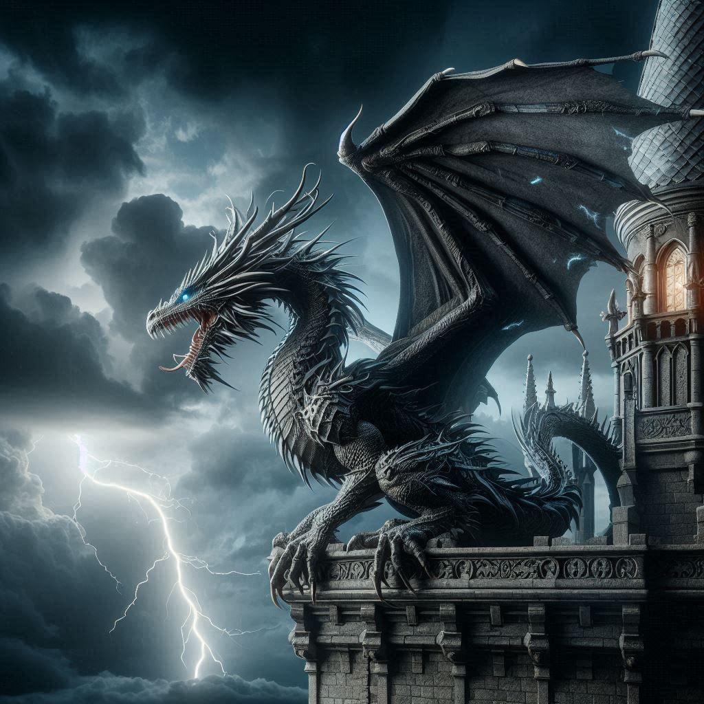 Gothic Dragon  by @Macfoggy