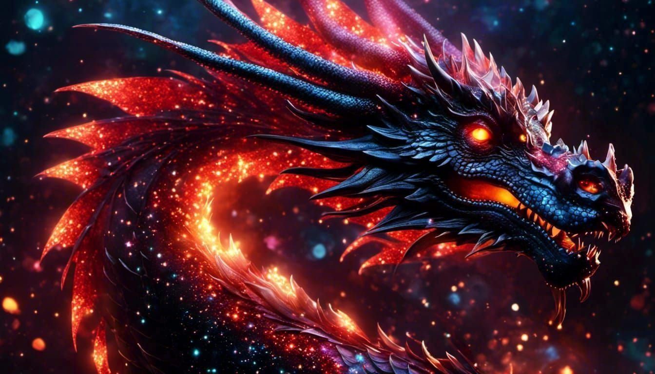 Black dragon - AI Generated Artwork - NightCafe Creator