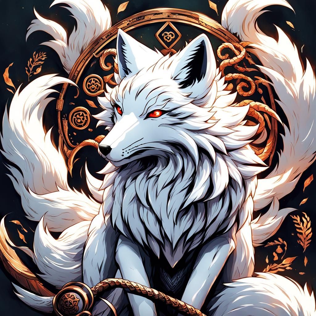 Kyuubi No Kitsune - AI Generated Artwork - NightCafe Creator