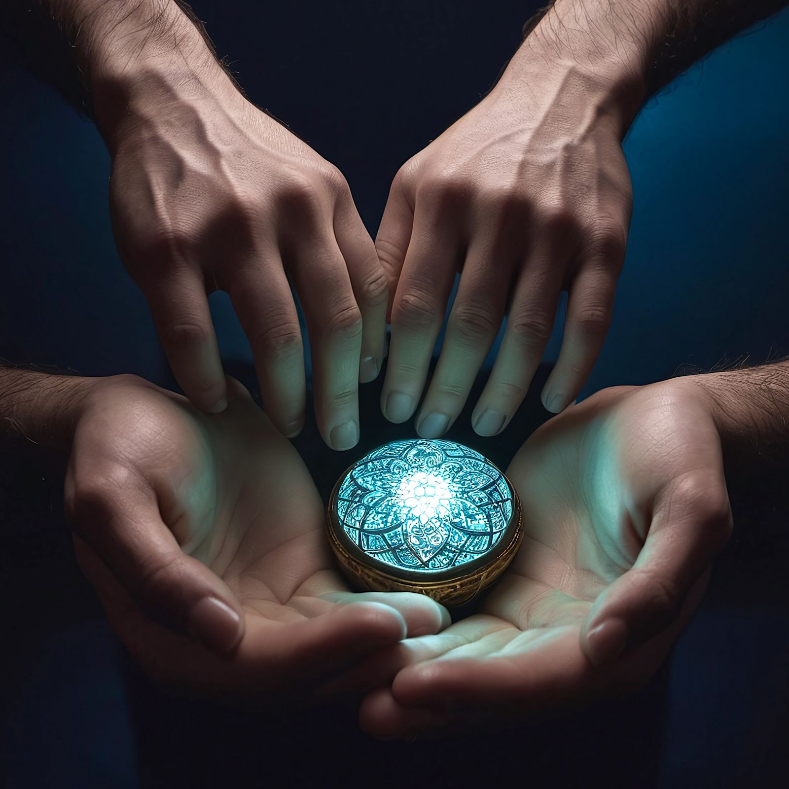 444 – And while the apport was forming, some sitters were in...