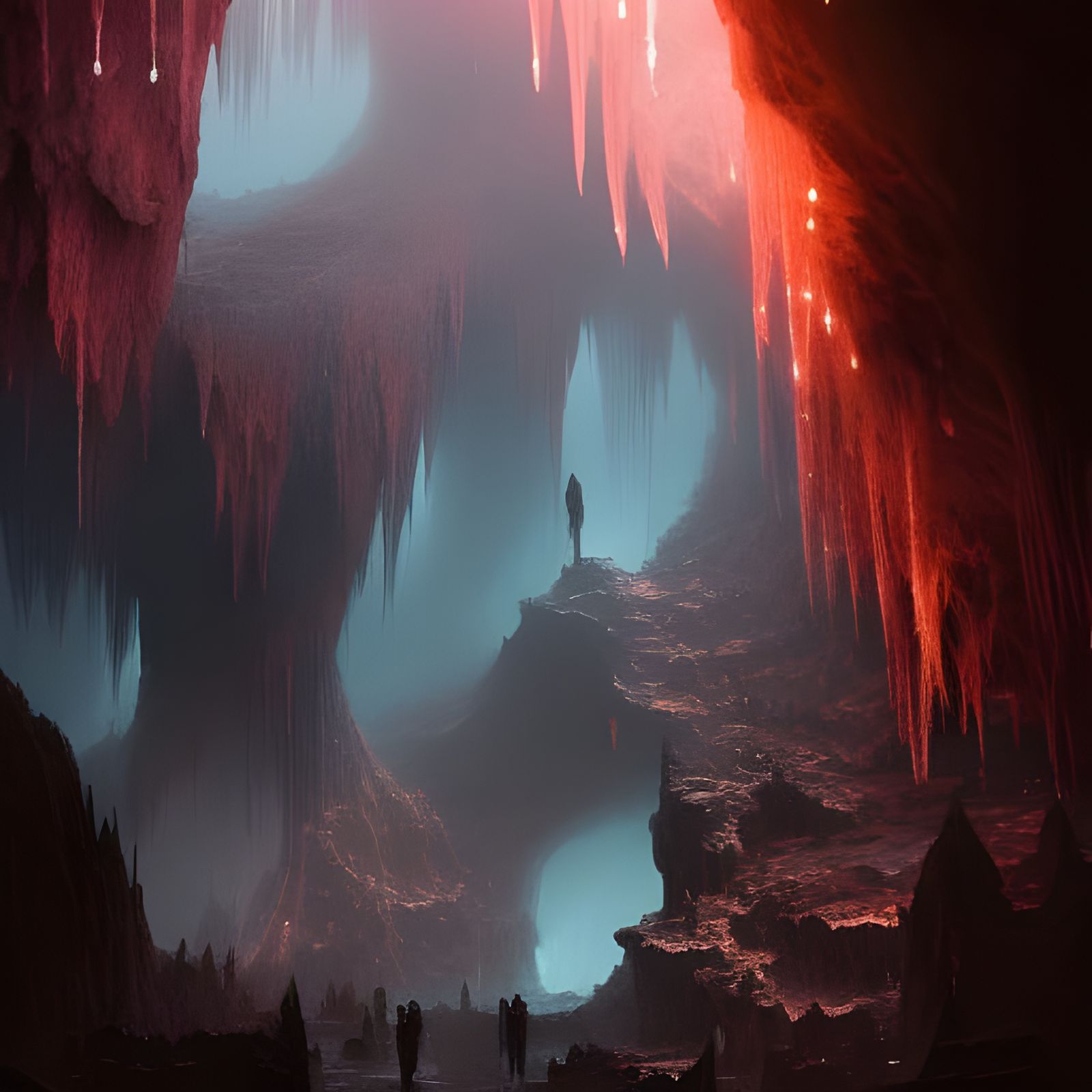 Caves  by @Saniel_Woods