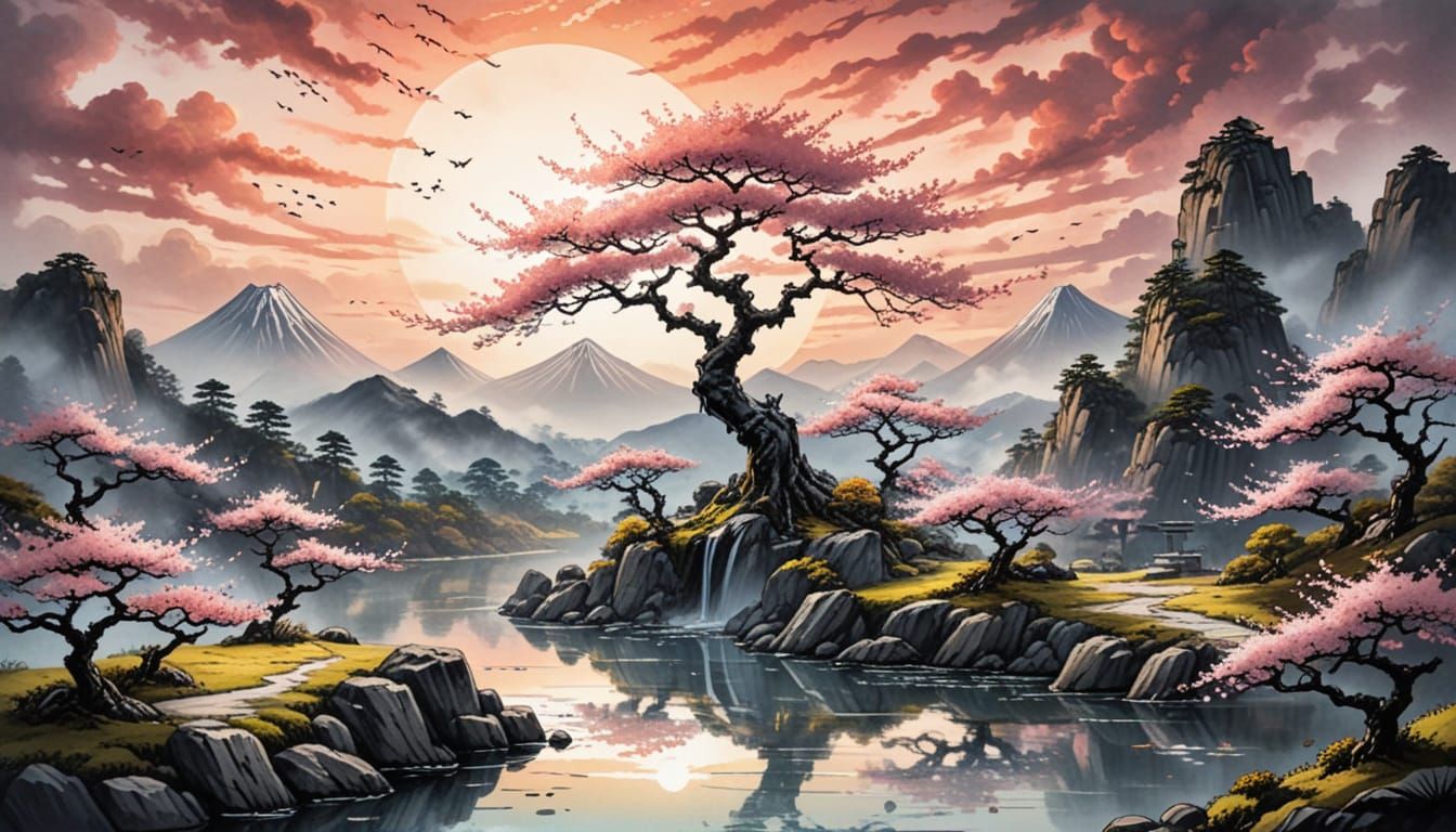 Zen landscape 