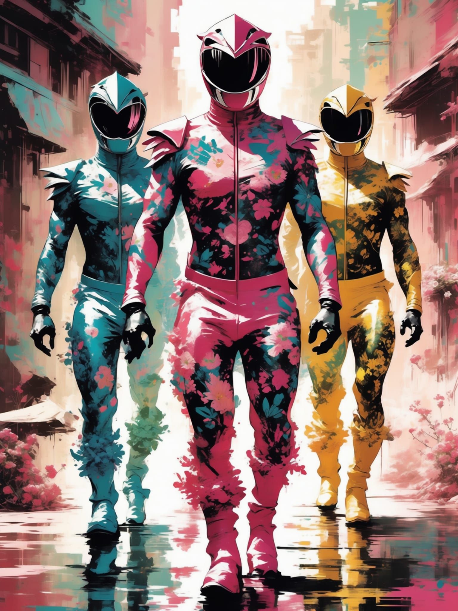 Go Go Flower Rangers!