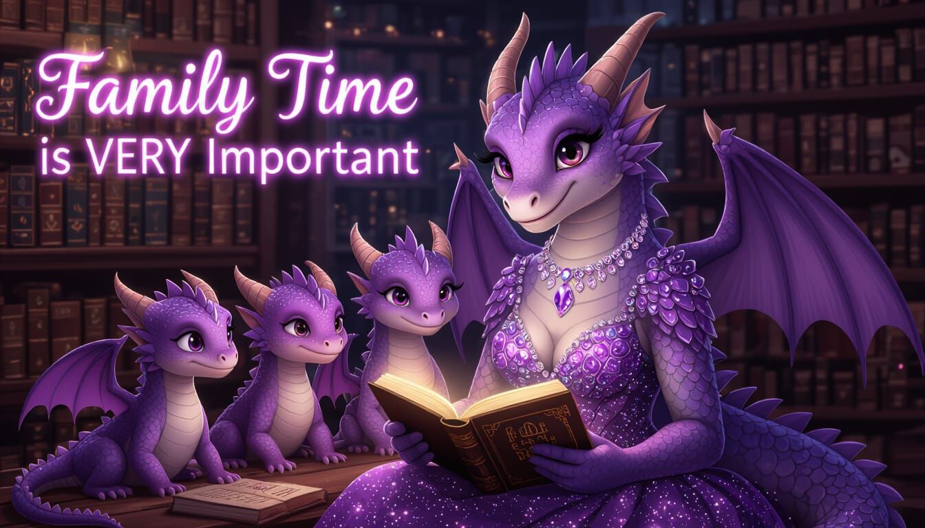 A purple with grey accent coloured female adult dragon with matching scales and wings, with matching eyes and big eyelashes, 38K Resolution ...