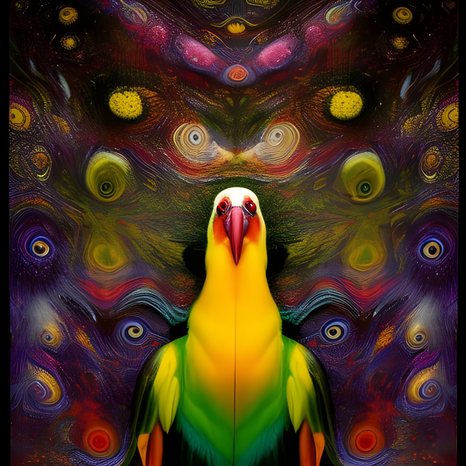 THE GREAT COSMIC BIRD WILL ANSWER ALL QUESTIONS - AI Generated Artwork ...