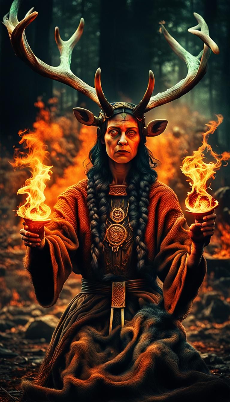 Fire Ritual - AI Generated Artwork - NightCafe Creator