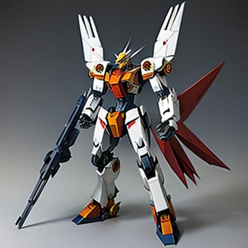 Mecha origami  eagle