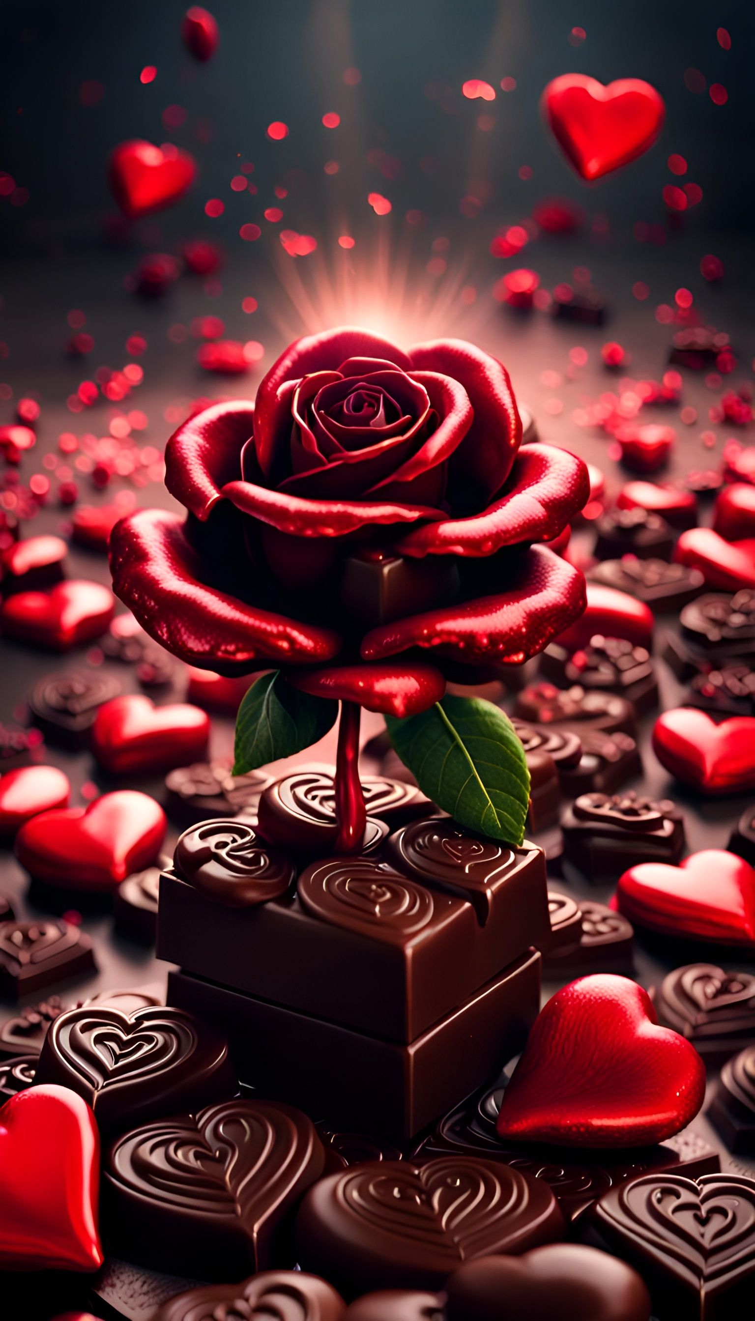 Grown from Dark Chocolate  by @MutantMaker