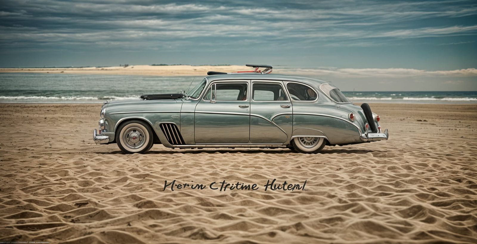 Custom 1960 Seat 1400 B in the beach