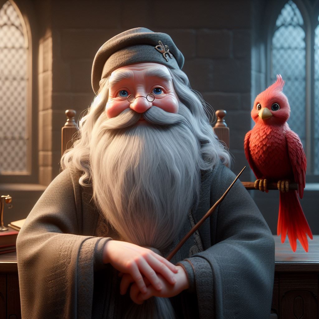 Dumbledore and Faux - Pixar Series