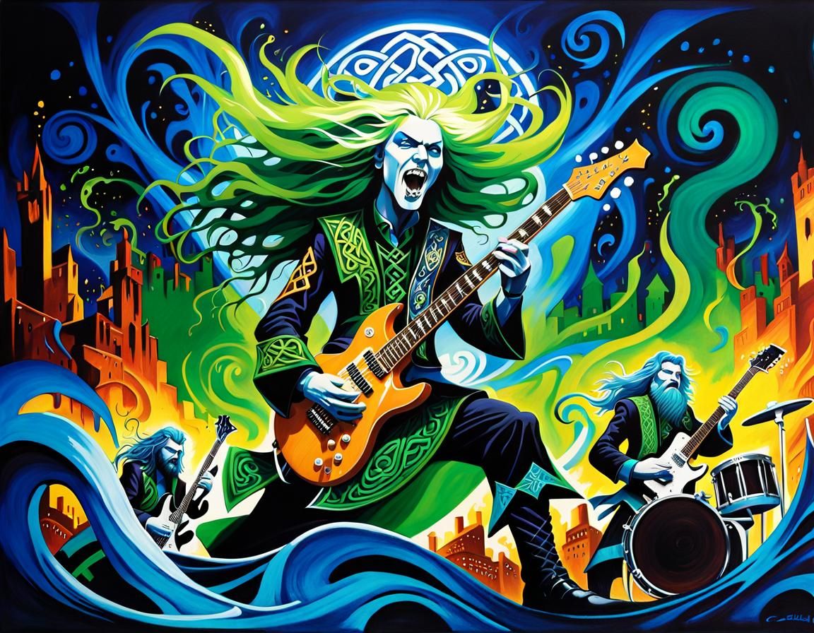 A Heavy Metal artist, that's actually an ancient Banshee