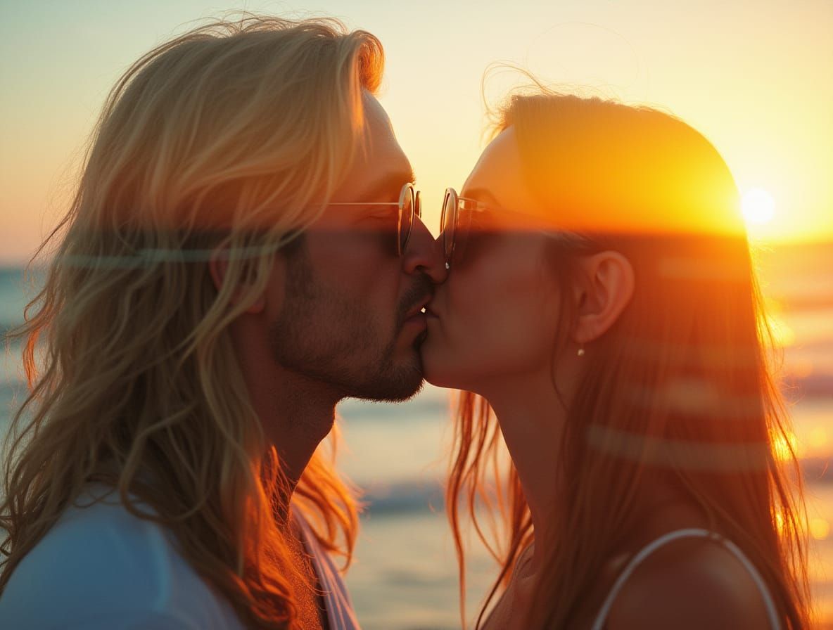 Romantic beach sunrise #8