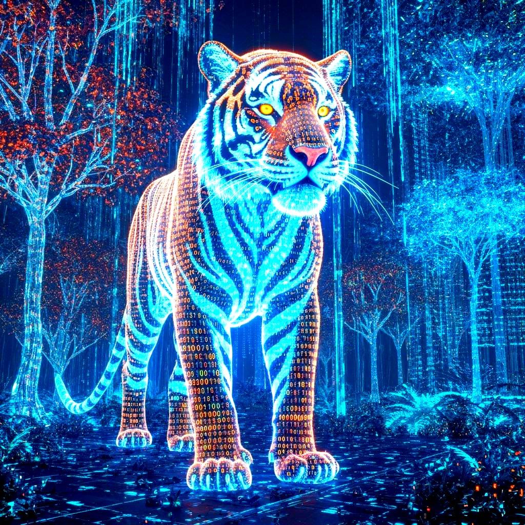 The Tyger.  by @Haztac