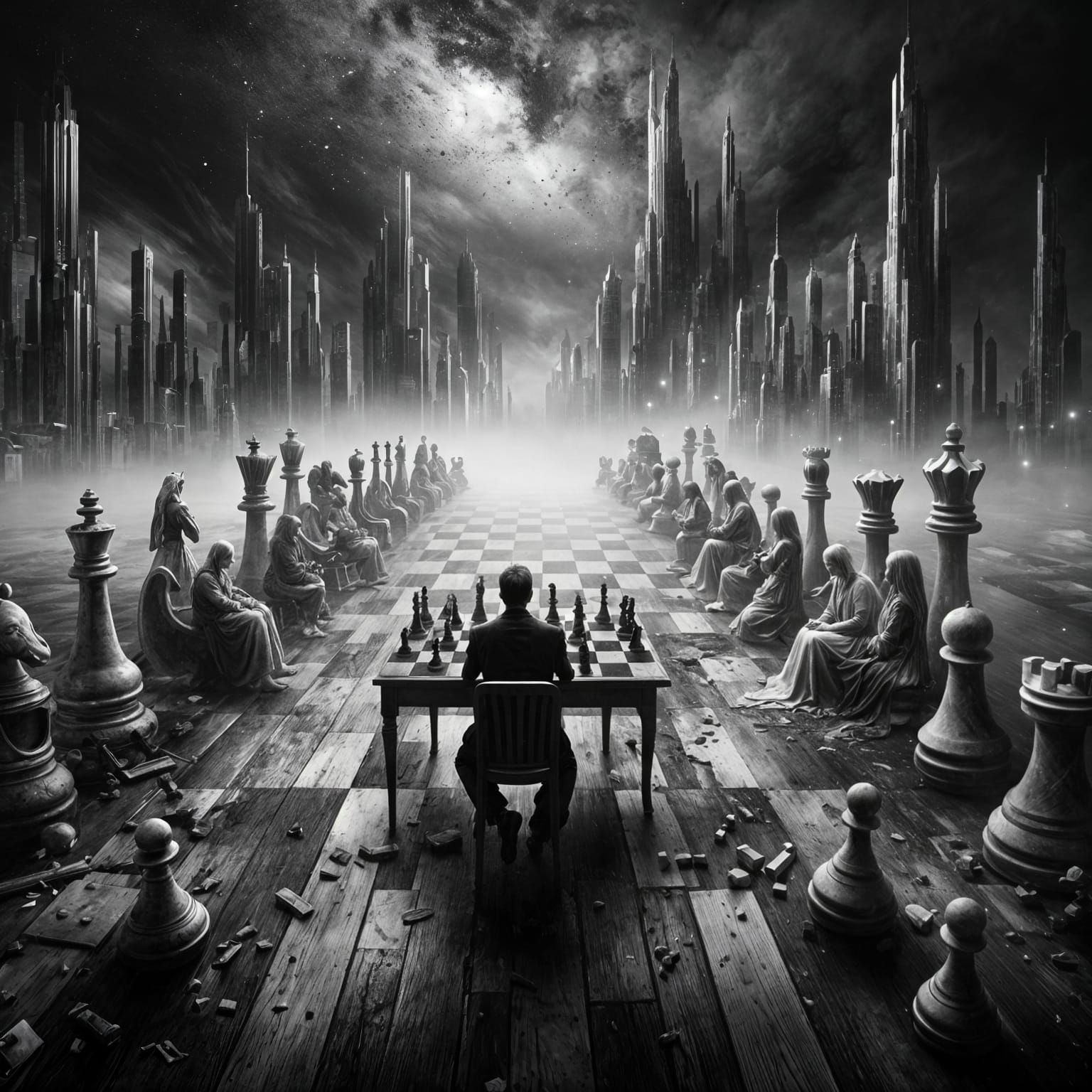 Playing chess with the death