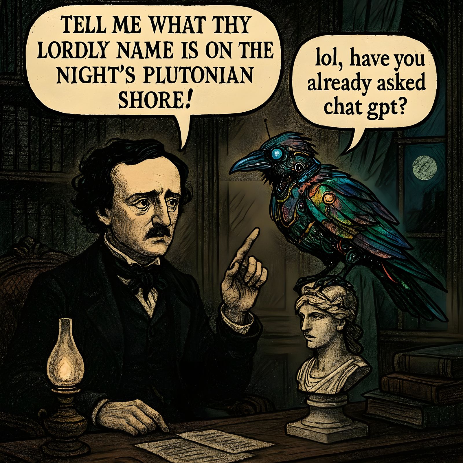 You set yourself up for that, Edgar