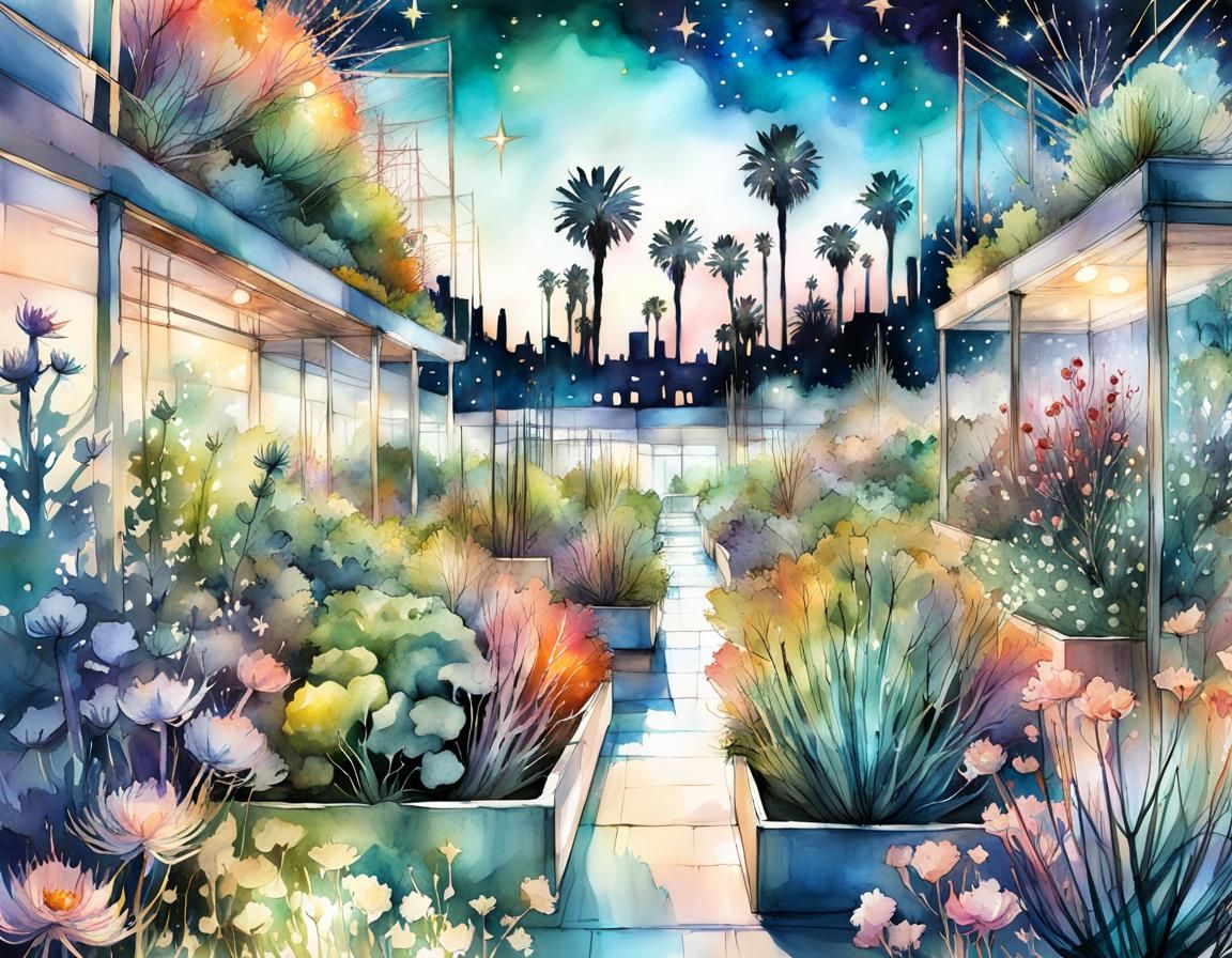 Rooftop Vegetable Garden Co-op  by @Call me Bubbe