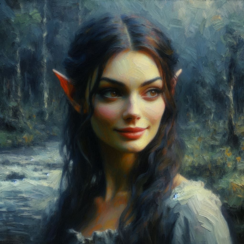 Pretty Elf Portrait