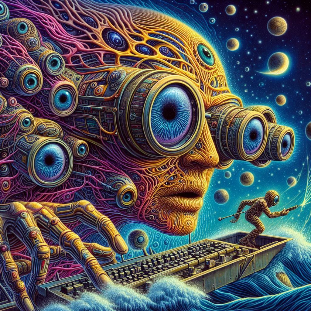 Dimensional tide watchers monitoring reality fluctuations