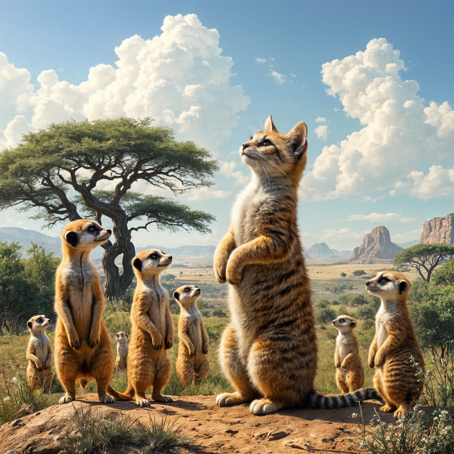 Cat impostor  by @Yiu