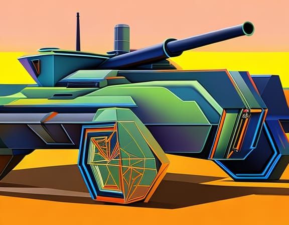 1 tank, army, 1 gun, front, no head, body, metal, coast, gun...
