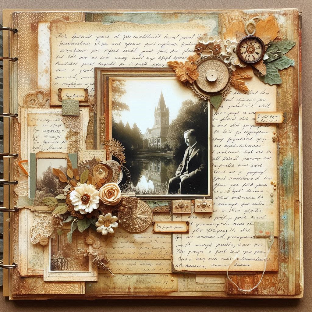 Vintage Memories Scrapbook Page