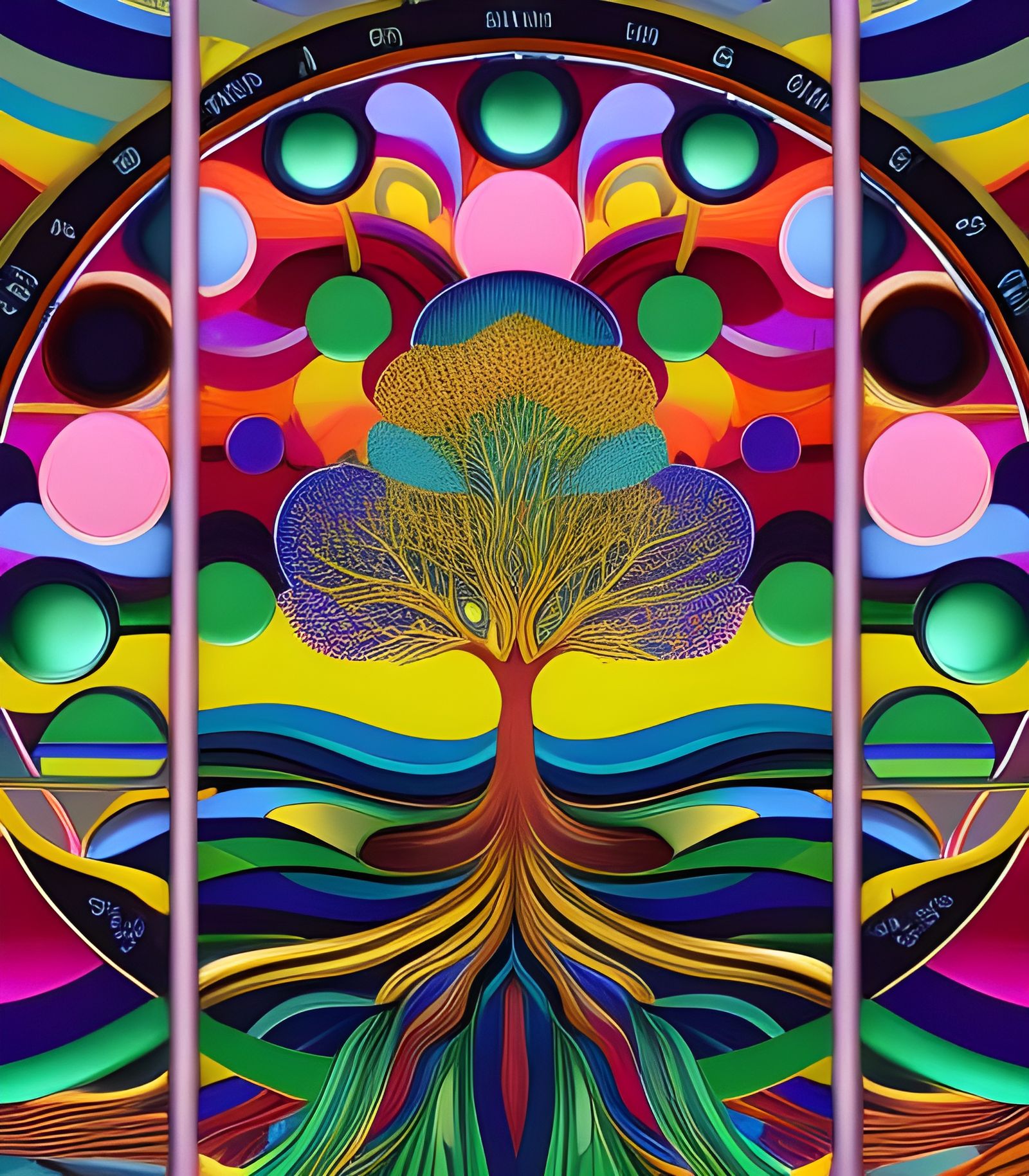 A Clock Tree AI Generated Artwork NightCafe Creator