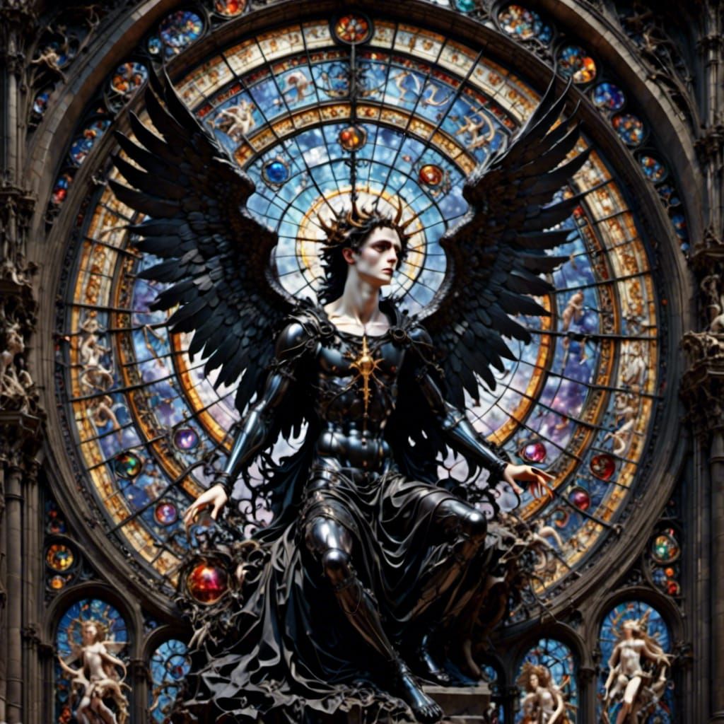 <lora:Purgatory Portraits:1.0> <lora:Stained Glass Art:1.0> 