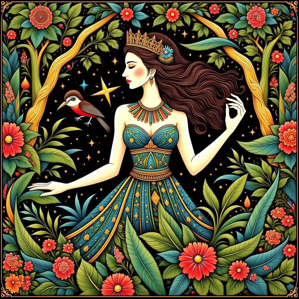 Luminous Goddess of the Tropical Paradise
