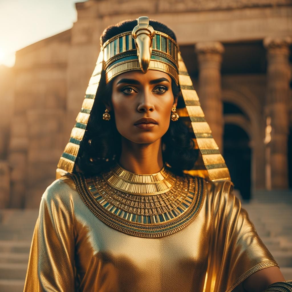 Cleopatra portrait 64 megapixels #film 8K resolution