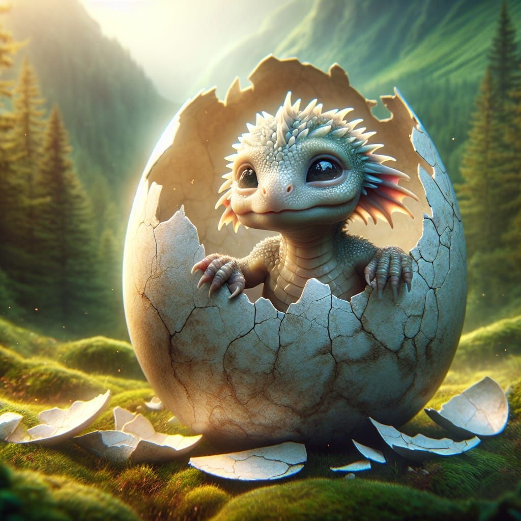 Baby Dragon Emerges