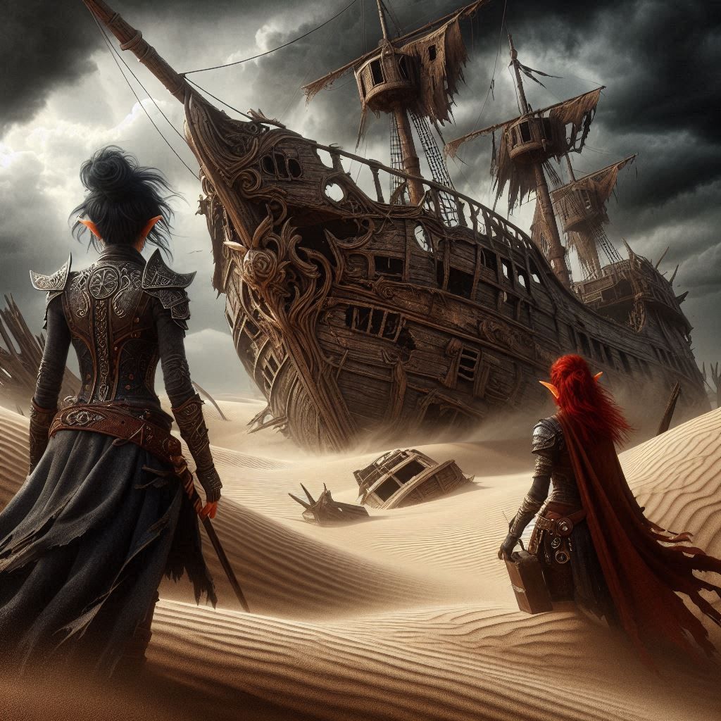 How Did This Vessel End up in the Middle of the Desert?