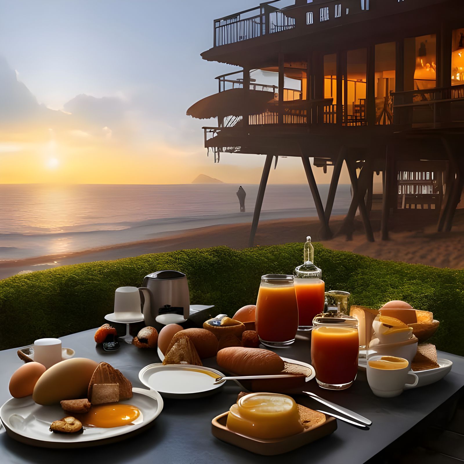 Breakfast with a view! 