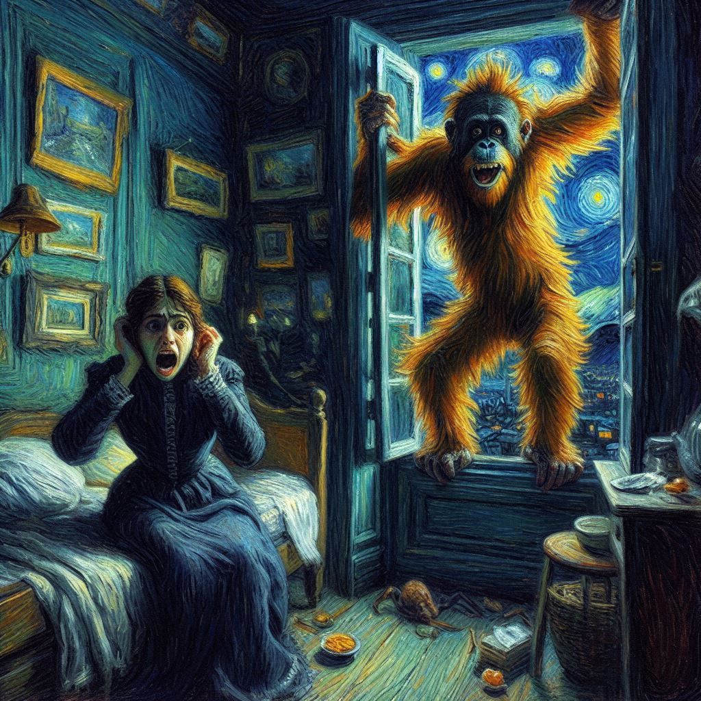 "Starry, starry ni ... AAAARRGHHHHHH!"