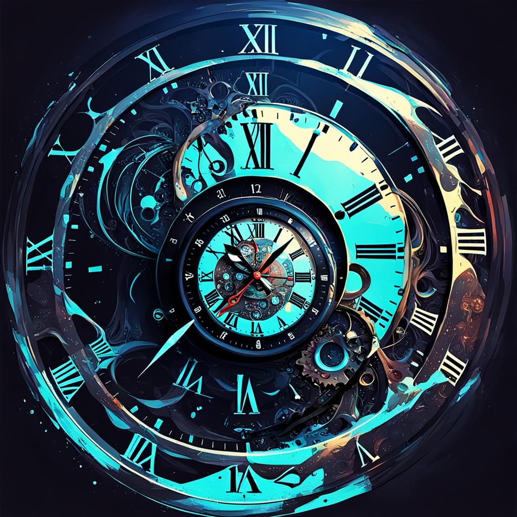 Time distortion.  by @Suz