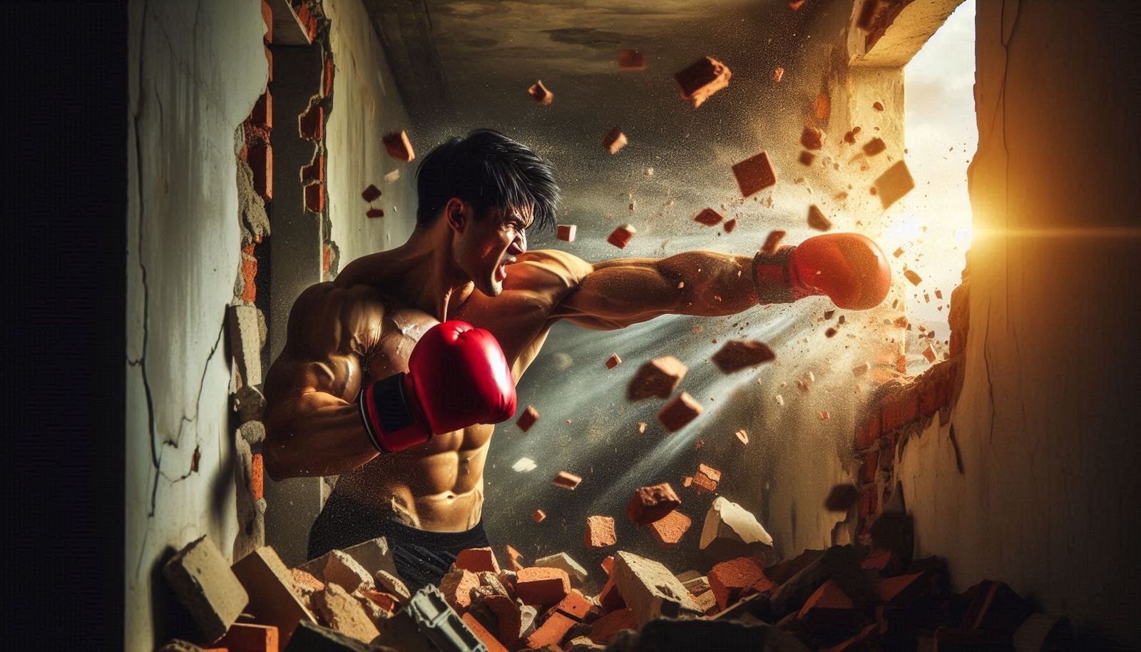 Boxing Career: Construction worker  by @Days
