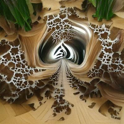 A fractal tunnel