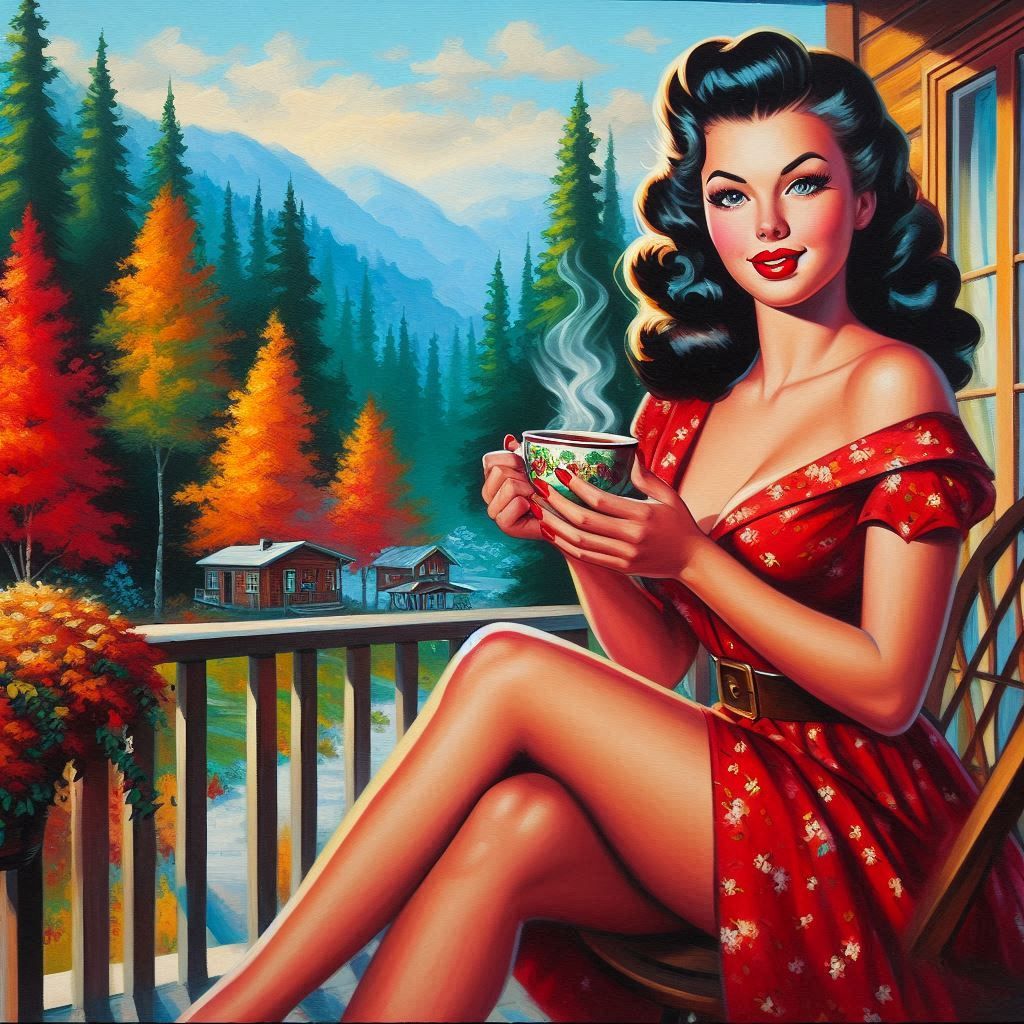 Autumn 50's pinup