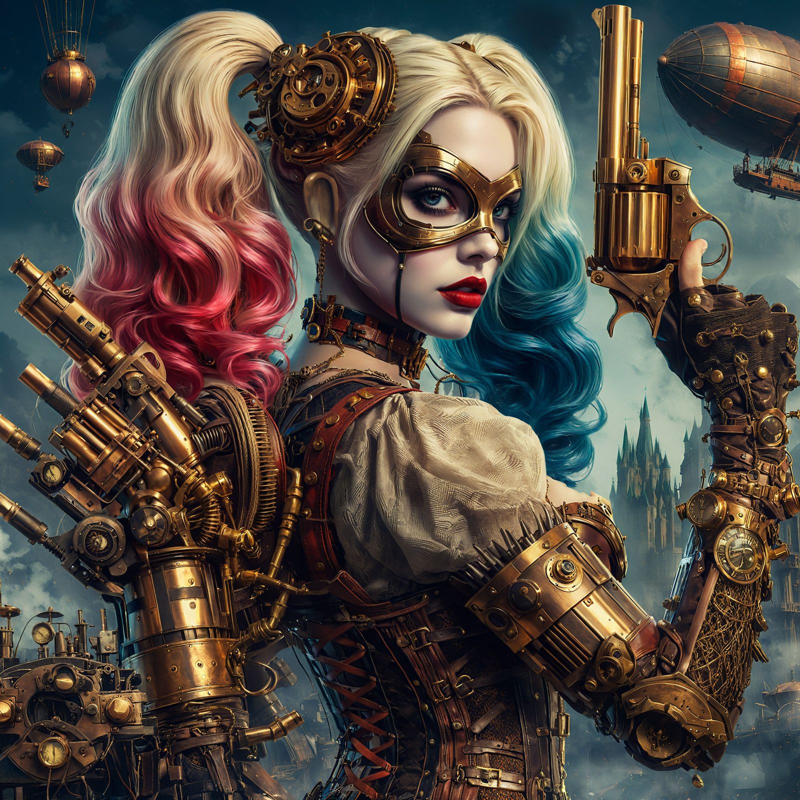 Steampunk Harley Quinn