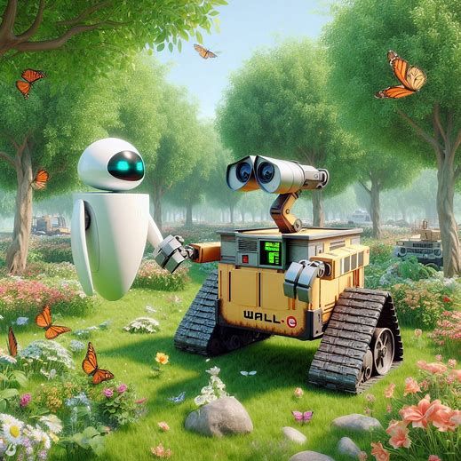 Wall-E & Eve