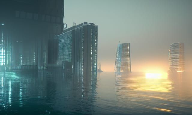 Thalassophobia, astraphobia, volumetric lighting, dynamic li...
