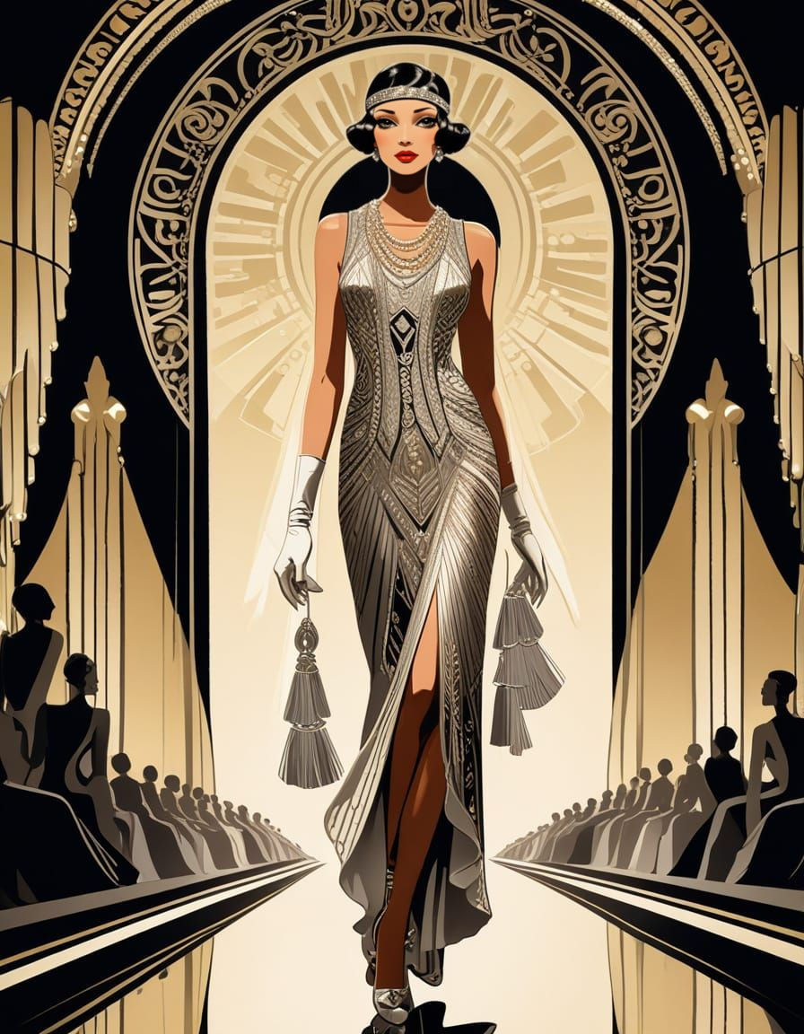 On the Runway, Paris 1923  by @MarkMachine