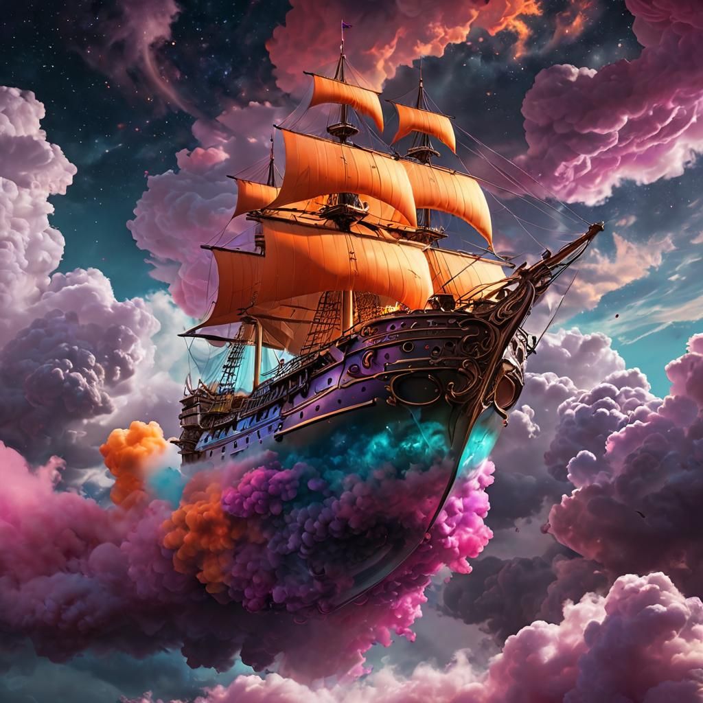 'Dream Boat' A Ship Made Of Pure Imagination