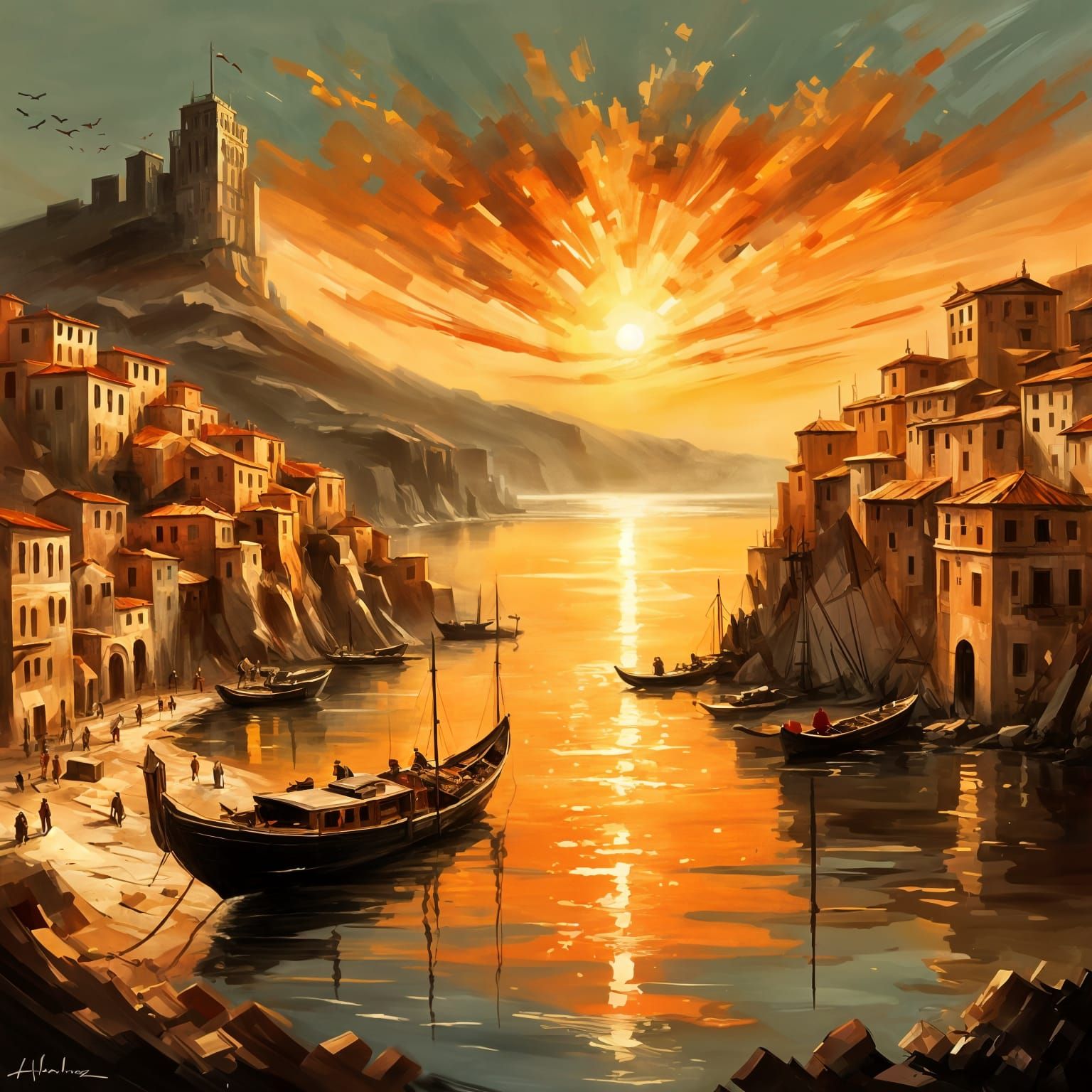 Sunset  by @RedPixie