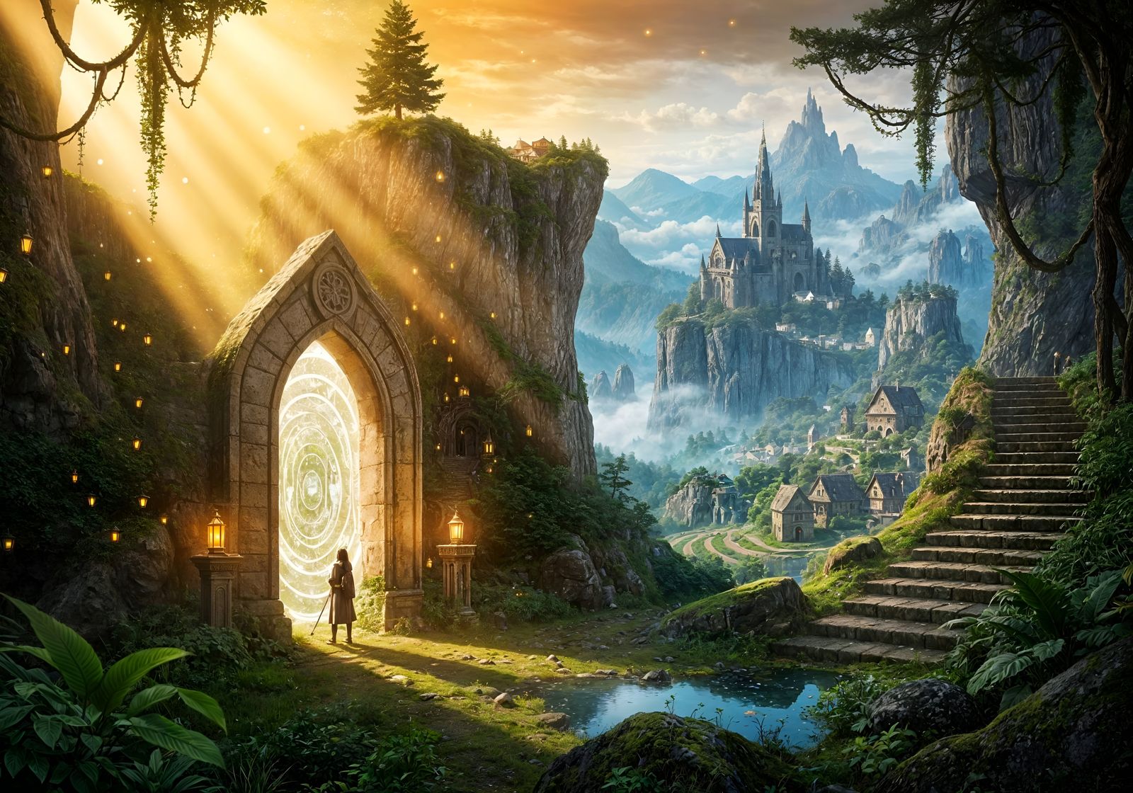 The Portal to Elsewhere  by @Hinty