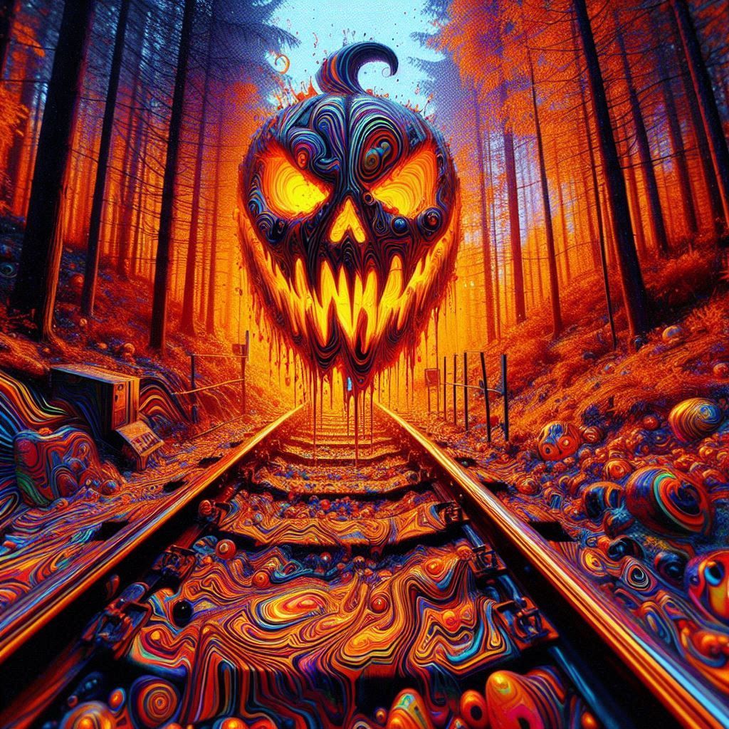 Halloween in the Woods