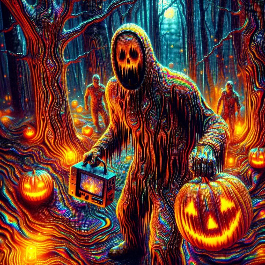 Halloween in the Woods