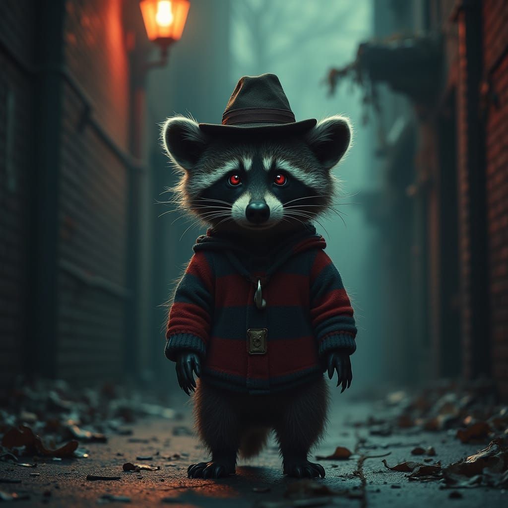 Freddy Racoon  by @Beck