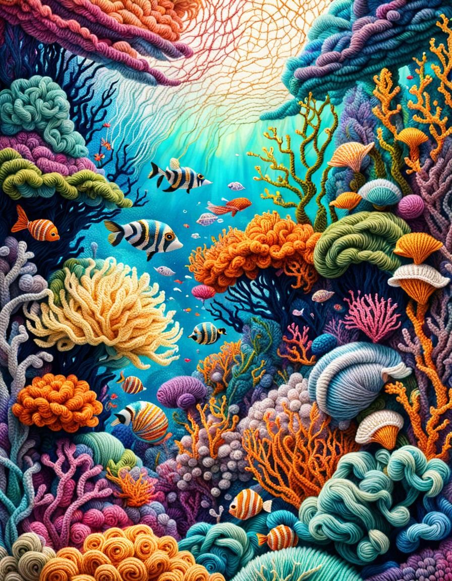 Crocheted Reef